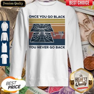 Science Once You Go Black You Never Go Back Sweatshirt