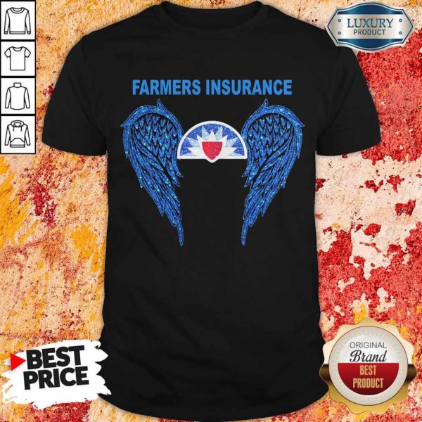 The Wings Farmers Insurance Logo Diamond Shirt