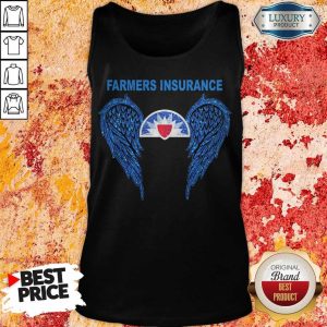 The Wings Farmers Insurance Logo Diamond Tank Top