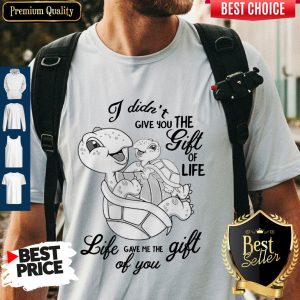 Turtle I Didn’t Give You The Gift Of Life Shirt