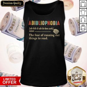 Abibliophobia Definition Vintage Sweatshirt