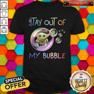 Baby Yoda Hug Texas Roadhouse Stay Out Of My Bubble Shirt