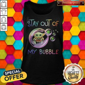 Baby Yoda Hug Texas Roadhouse Stay Out Of My Bubble Tank Top