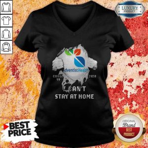 Blood Inside Me Adventist Health Covid 19 2020 I Can’t Stay At Home V-neck