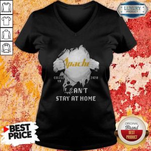 Blood Inside Me Apache Corporation Covid 19 2020 I Can’t Stay At Home V-neck