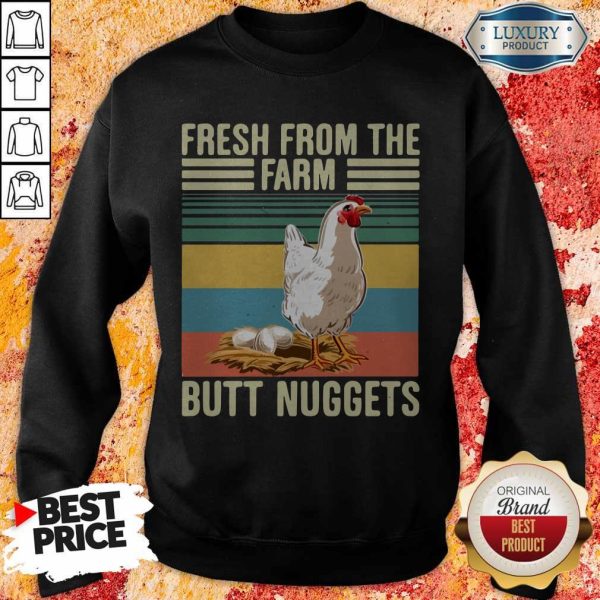 Fresh From The Farm Butt Nuggets Vintage Sweatshirt