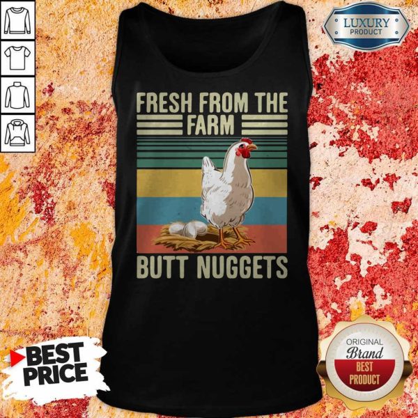 Fresh From The Farm Butt Nuggets Vintage Tank Top
