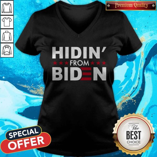 Hidin’ From Biden 2020 Vote V-neck