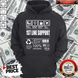 Official 1St Line Support Hoodie