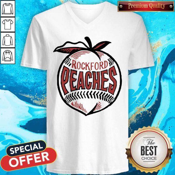 Official Rockford Peaches V-neck