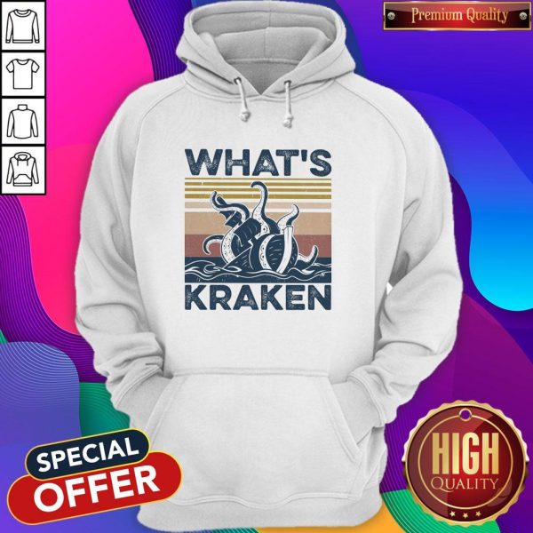 Official What’s Kraken Vintage Hoodie