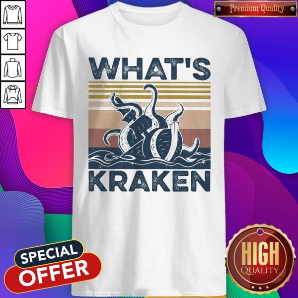 Official What’s Kraken Vintage Shirt