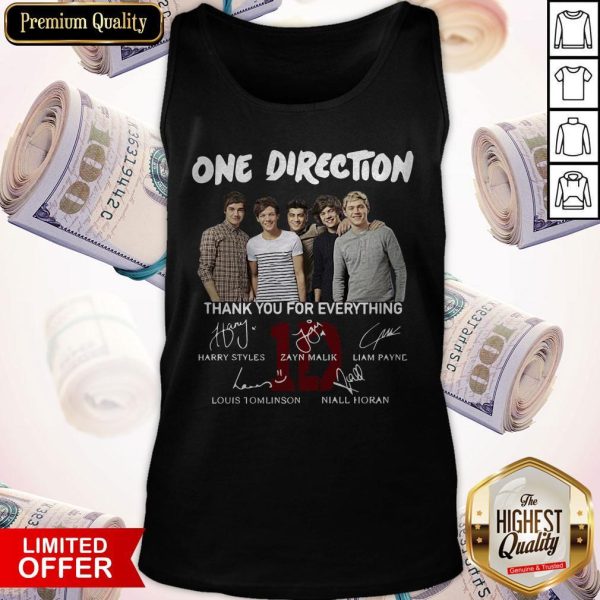 One Direction Thank You For Everything Signature Tank Top