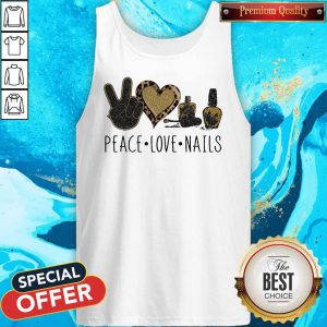 Peace Love Nails Diamond Tank Top