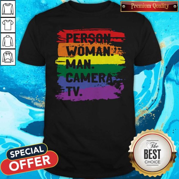 Person Woman Man Camera TV Classic 2020 Shirt