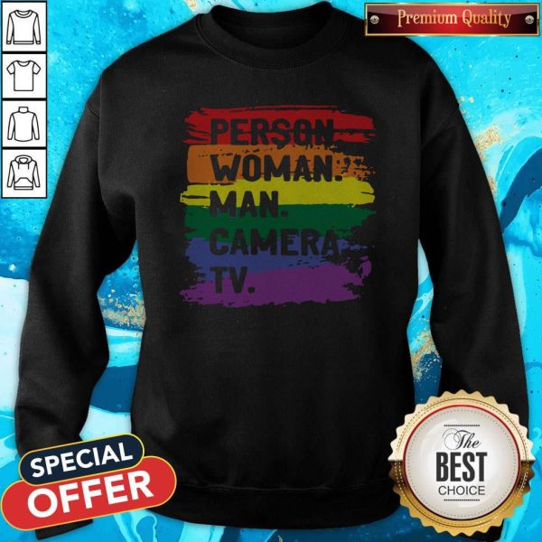 Person Woman Man Camera TV Classic 2020 Sweatshirt