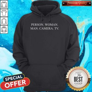 Person Woman Man Camera TV Impeach Anti 45 Hoodie
