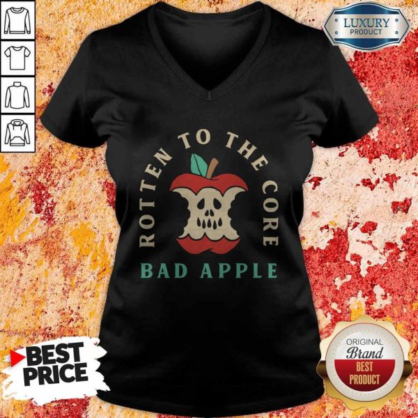 Rotten To The Core Bad Apple V-neck