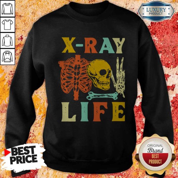 Skeleton X-Ray Life Vintage Sweatshirt