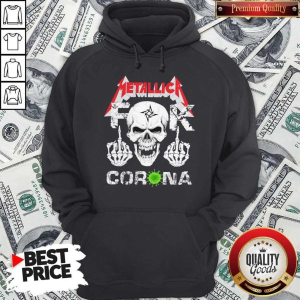Skull Metallica Fuck Corona Hoodie