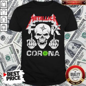 Skull Metallica Fuck Corona Shirt