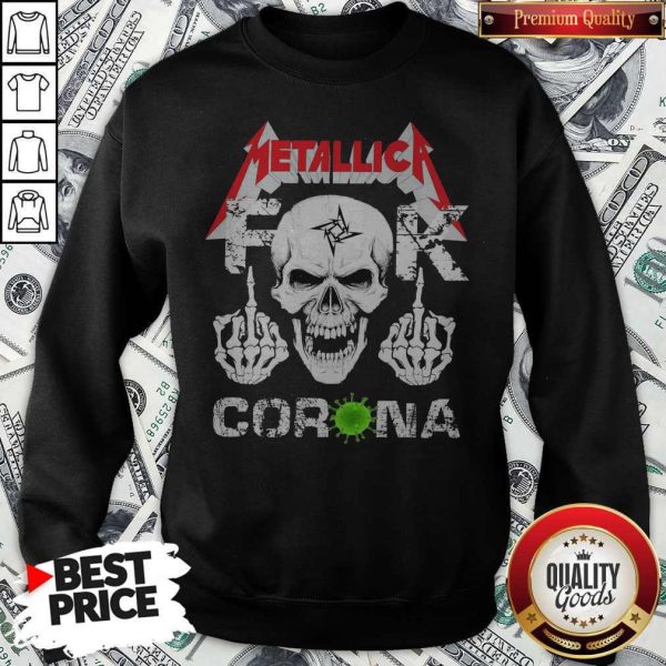 Skull Metallica Fuck Corona Sweatshirt