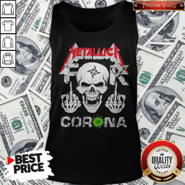 Skull Metallica Fuck Corona Tank Top