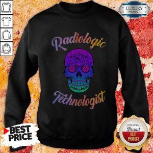 Skull Tattoo Floral Radiologic Technologist Sweatshirt