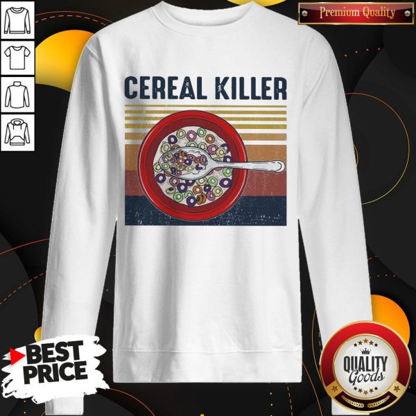 Official Cereal Killer Vintage Retro Sweatshirt