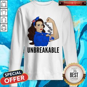 Strong Woman Tattoo Australian Girl Unbreakable Sweatshirt