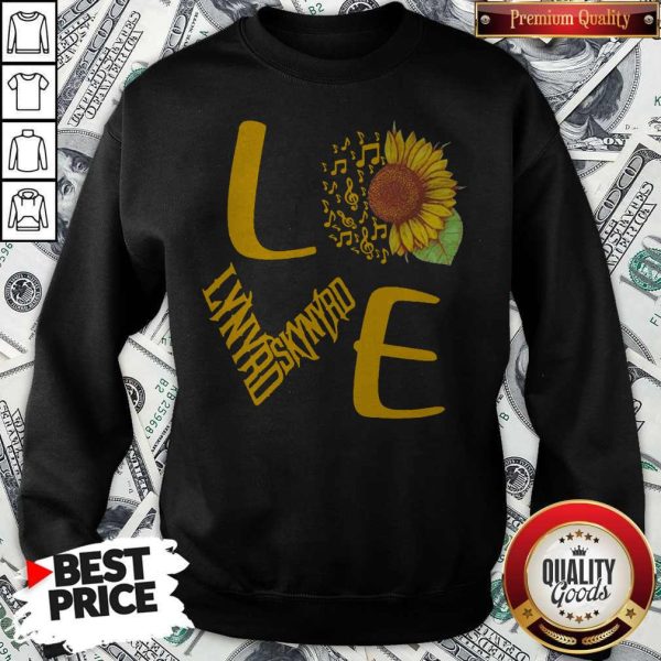 Sunflower And Music Note Love Lynyrd Skynyrd Sweatshirt