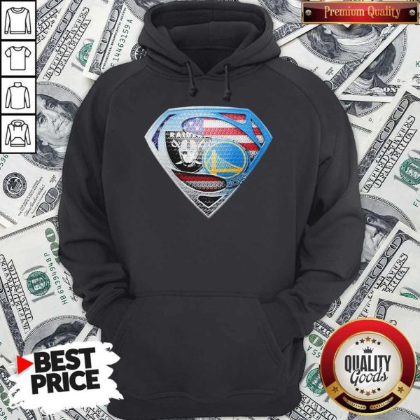 Superman Golden State Warriors And Oakland Raiders Hoodie