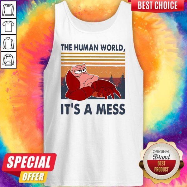The Human World It’s A Mess Vintage Tank Top