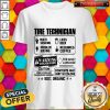 Tire Technigian Warning Sarcasm Inside Caution Contents May Vary In Color 100 Percent Organic Classic Shirt
