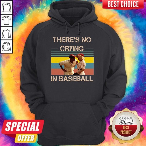 Tom Hanks There’s No Crying In Baseball Vintage Hoodie