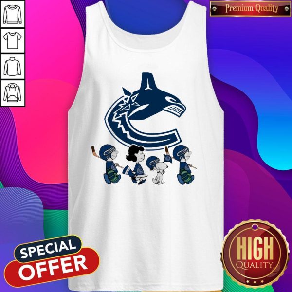 Vancouver Canucks The Peanuts Character Tank Top