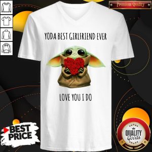 Yoda Best Girlfriend Ever Love You I Do V-neck