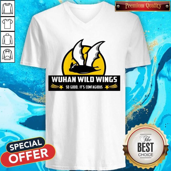 Bat Wuhan Wild Wings So Good It’s Contagious Coronavirus V-neck