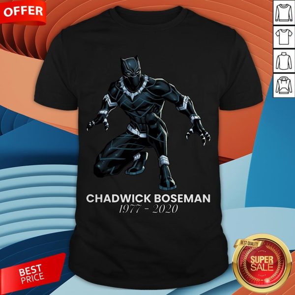 Black Pather Tribute RIP Chadwick Boseman Shirt