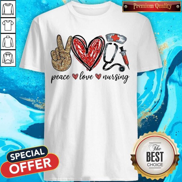 Diamond Peace Love Nursing Shirt