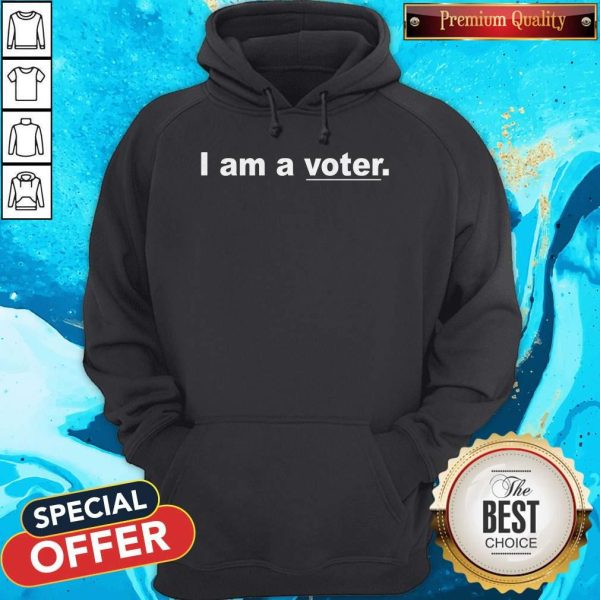 Funny I Am A Voter Hoodie