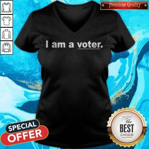 Funny I Am A Voter V-neck