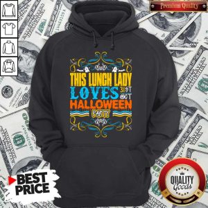 Funny This Lunch Lady Loves Halloween Party Hoodie