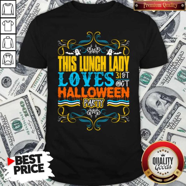 Funny This Lunch Lady Loves Halloween Party Shirt