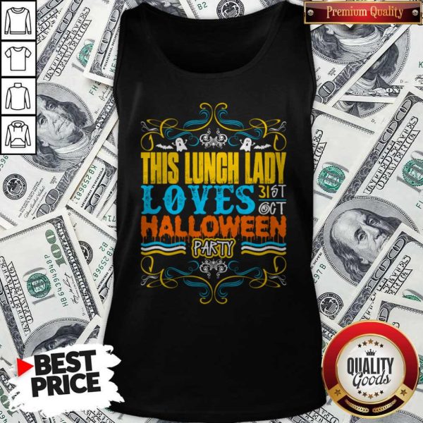 Funny This Lunch Lady Loves Halloween Party Tank Top