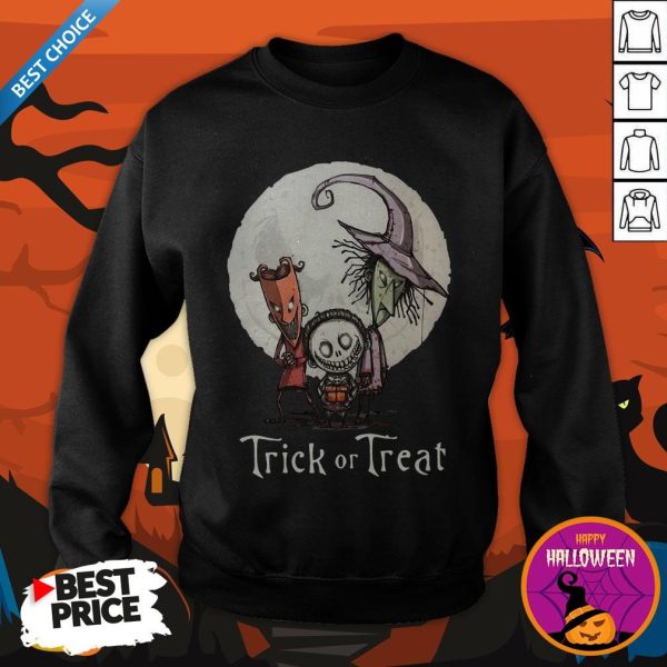 Funny Trick Or Treat Halloween Sweatshirt