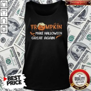 Funny Trumpkin Make Halloween Great Again Tank Top