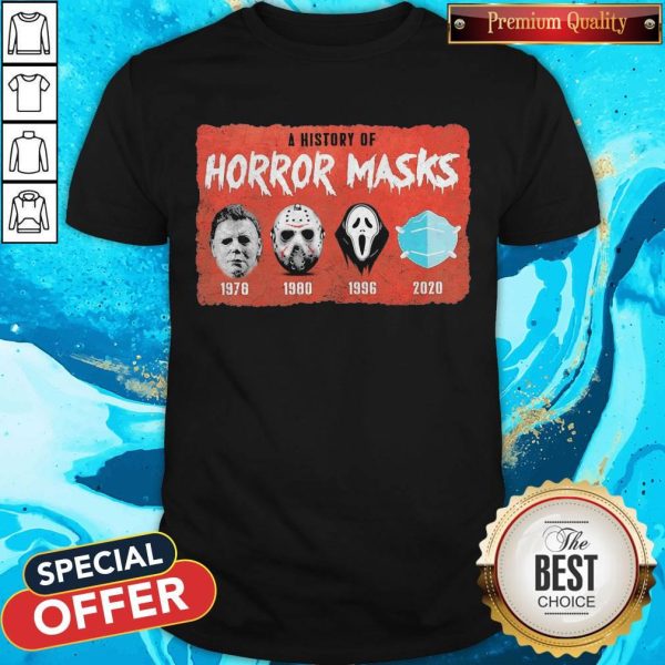 Good A history of Horror Masks Shirt