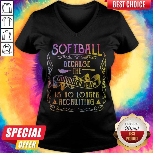 Good Softball Because The Quidditch Team Is No Longer Recruiting V-neck