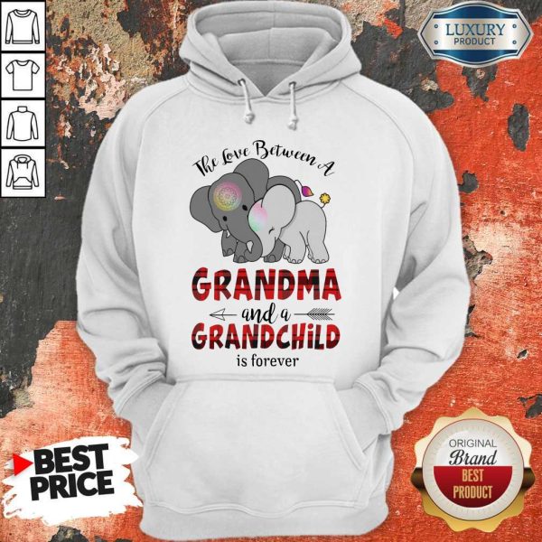Good The Love Between A Grandma And A Grandchild Is Forever Hoodie